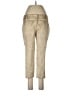 Bebe Chevron-herringbone Gold Casual Pants Size 10 - photo 1
