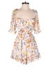 Trixxi 100% Polyester Floral White Romper Size S - photo 1