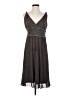 Max Studio Polka Dots Brown Casual Dress Size XS - photo 1