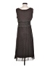 Max Studio Polka Dots Brown Casual Dress Size XS - photo 2