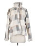 ACOA collection 100% Polyester Plaid Gray Faux Fur Jacket Size S - photo 1