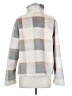 ACOA collection 100% Polyester Plaid Gray Faux Fur Jacket Size S - photo 2
