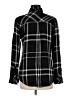 Rails 100% Rayon Plaid Black Long Sleeve Button-Down Shirt Size M - photo 2