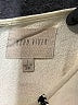 Moon River 100% Cotton Stripes Ivory Pullover Sweater Size L - photo 7