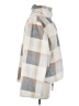 ACOA collection 100% Polyester Plaid Gray Faux Fur Jacket Size S - photo 4