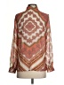 Timing 100% Polyester Print Orange Long Sleeve Blouse Size S - photo 2