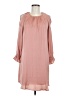 Old Navy 100% Polyester Solid Pink Casual Dress Size M - photo 1