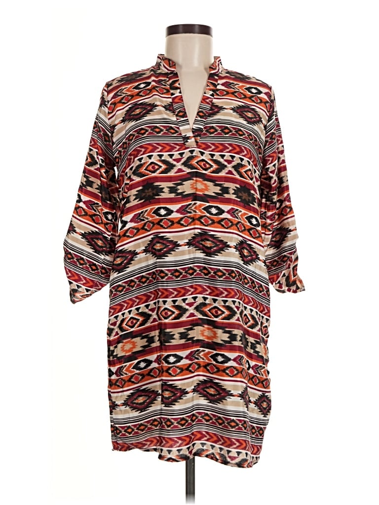 Pre-owned Hype Casual Dress In Brown