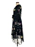 DKNY 100% Polyester Floral Black Cocktail Dress Size 2 - photo 5