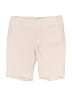 Apt. 9 100% Polyester Ivory Khaki Shorts Size 12 (petite) - photo 1