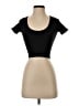 Zara Black Short Sleeve Top Size XS - photo 1