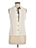 ME+EM Ivory Sleeveless Blouse Size 6 - photo 1