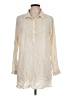 Mystree Ivory Long Sleeve Blouse Size L - photo 1