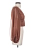 Sweet Pot 100% Polyester Brown 3/4 Sleeve Blouse Size 4 - photo 4