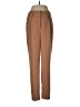 Express 100% Polyester Solid Brown Dress Pants Size 8 - photo 1