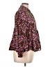Jonathan Simkhai 100% Rayon Floral Pink Long Sleeve Blouse Size 1X - photo 4