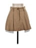 Shein 100% Polyester Solid Tan Casual Skirt Size 2 - photo 1