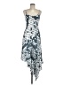 Assorted Brands 100% Rayon Polka Dots Gray Cocktail Dress Size M - photo 1