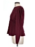 Topshop 100% Polyester Burgundy Long Sleeve Top Size 10 - photo 5