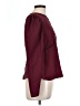 Topshop 100% Polyester Burgundy Long Sleeve Top Size 10 - photo 4