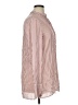 Max Studio 100% Rayon Stripes Pink Long Sleeve Blouse Size XL (estimated) - photo 4