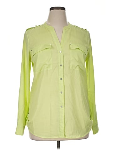 Calvin Klein Long Sleeve Button-Down Shirt (view 1)