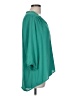 Whisper 100% Polyester Teal 3/4 Sleeve Blouse Size L - photo 4