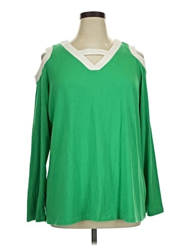Belle By Kim Gravel Long Sleeve Blouse (view 1)