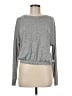 Ultra Flirt Metallic Silver Pullover Sweater Size M - photo 1