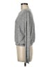 Ultra Flirt Metallic Silver Pullover Sweater Size M - photo 5