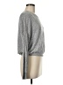 Ultra Flirt Metallic Silver Pullover Sweater Size M - photo 4