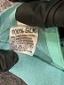 Unbranded 100% Silk Teal Blue Dress Size 12 - photo 4