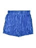 Shein 100% Polyester Metallic Blue Shorts Size 2 - photo 1
