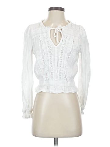 American Eagle Outfitters Long Sleeve Blouse (view 1)