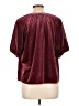 Gap Burgundy Short Sleeve Blouse Size L - photo 2