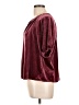 Gap Burgundy Short Sleeve Blouse Size L - photo 5