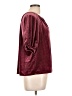 Gap Burgundy Short Sleeve Blouse Size L - photo 4