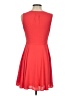Express 100% Polyester Solid Pink Red Cocktail Dress Size 4 - photo 2