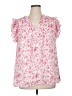 Unbranded 100% Polyester Pink Sleeveless T-Shirt Size XL - photo 1