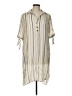 Indigo Rose 100% Polyester Ivory Casual Dress Size L - photo 1