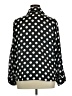 Belldini 100% Polyester Polka Dots Black Long Sleeve Blouse Size 1X - photo 2