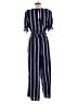 Xhilaration Stripes Blue Jumpsuit Size L - photo 2