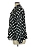 Belldini 100% Polyester Polka Dots Black Long Sleeve Blouse Size 1X - photo 5