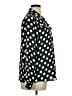 Belldini 100% Polyester Polka Dots Black Long Sleeve Blouse Size 1X - photo 4