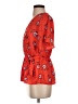 Sienna Sky 100% Polyester Red Short Sleeve Blouse Size S - photo 5