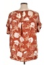 Maurices 100% Polyester Orange Short Sleeve Blouse Size 1X - photo 2
