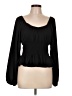 Sincerely Jules 100% Polyester Black Long Sleeve Blouse Size L - photo 1