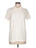 Lands' End 100% Cotton Ivory Short Sleeve Polo Size L - photo 1