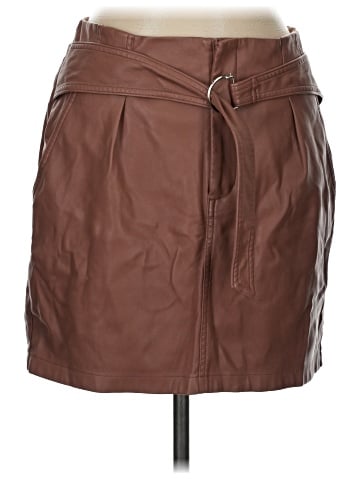 Bar III Faux Leather Skirt (view 1)