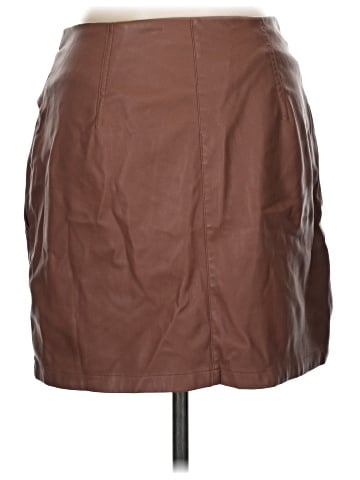 Bar III Faux Leather Skirt (view 2)